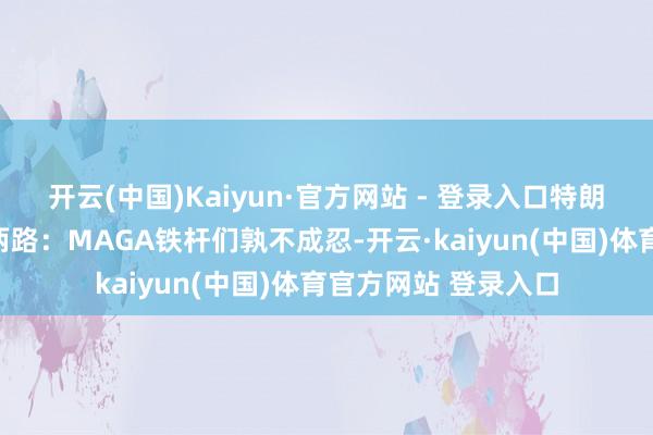 开云(中国)Kaiyun·官方网站 - 登录入口特朗普救助者仍是兵分两路：MAGA铁杆们孰不成忍-开云·kaiyun(中国)体育官方网站 登录入口
