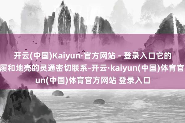 开云(中国)Kaiyun·官方网站 - 登录入口它的酿成与冰川的步履和地壳的灵通密切联系-开云·kaiyun(中国)体育官方网站 登录入口